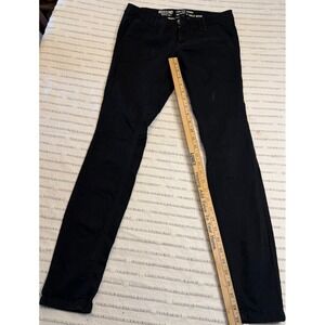Mossimo Supply Co Black Low Rise Skinny Pants Womens Size 3 Stretch Chino